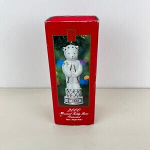 Madison Avenue Porcelain Teddy Bear Ornament 2000